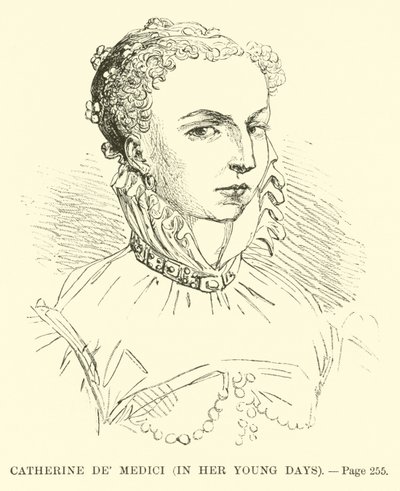 Catherine de Medici, i sina unga dagar av French School