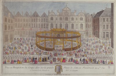Firande i Lille till ära av Dauphins födelse, 1781 av French School