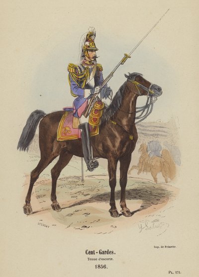 Cent-Gardes, Escort outfit av French School