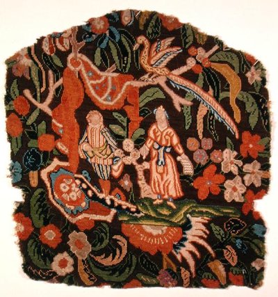 Stolsrygg (broderi) av French School