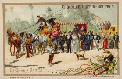 Charabanc (chromolitho) av French School