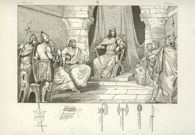 Charibert I, frankisk kung av Paris av French School