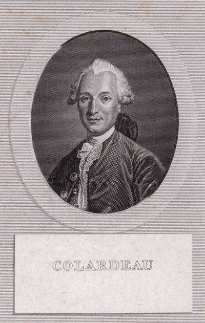 Charles-Pierre Colardeau, fransk poet (gravyr) av French School
