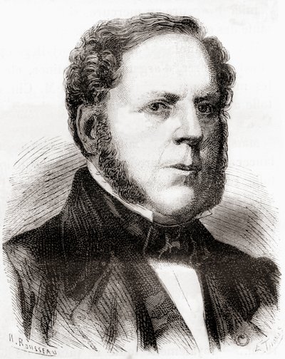 Charles Christofle, från Les Merveilles de la Science, publicerad ca 1870 (gravyr) av French School