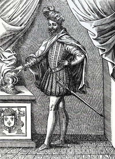 Karl IX (1550-74), kung av Frankrike, 1573 av French School