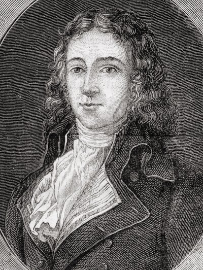 Charles Jean Marie Barbaroux (1767-94) från "Histoire de la Revolution Francaise" av Louis Blanc (1811-82) 1847-62 av French School