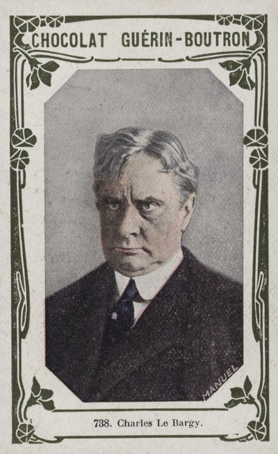 Charles Le Bargy (färgad bild) av French School
