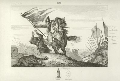 Charles Martel i slaget vid Tours, 732 av French School