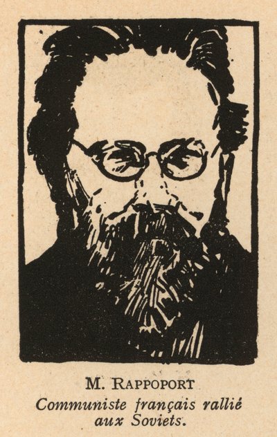 Charles Rappoport, litauiskfödd fransk kommunistisk politiker (lito) av French School