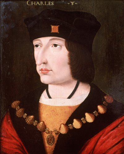 Karl VIII av Frankrike av French School