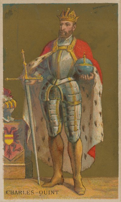 Karl V, helig romersk kejsare (1500-1558) av French School