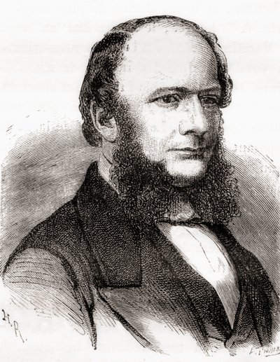 Charles William Siemens, från The Wonders of Science, publicerad c.1870 (gravyr) av French School