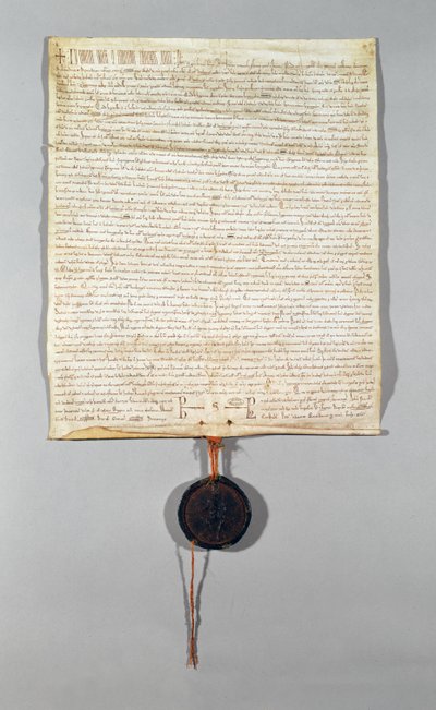Stadgan för Peronne-kommunen, beviljad av Philippe Auguste (1165-1223) 1209 (vellum) av French School
