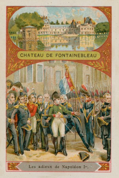Fontainebleau slott av French School