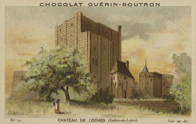 Slottet Loches, Indre-et-Loire av French School