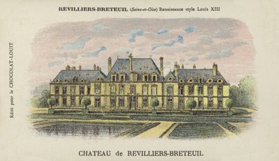 Chateau de Revilliers-Breteuil, Revilliers-Breteuil, Seine-et-Oise av French School