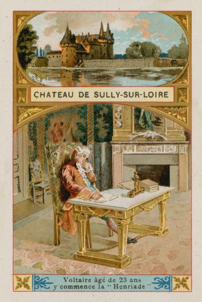 Slottet Sully-sur-Loire av French School
