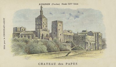 Påvarnas slott, Avignon, Vaucluse av French School