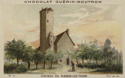 Slottet i Plessis-lez-Tours av French School