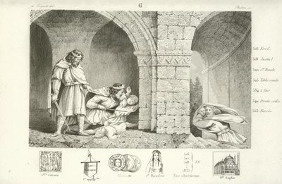 Childebert I, frankisk kung av Paris av French School