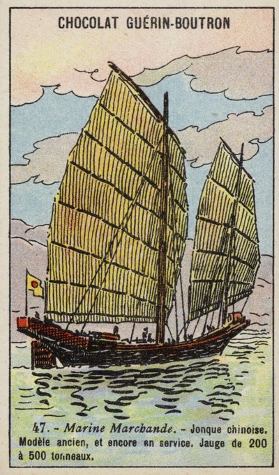 Kinesiskt skräp (chromolitho) av French School