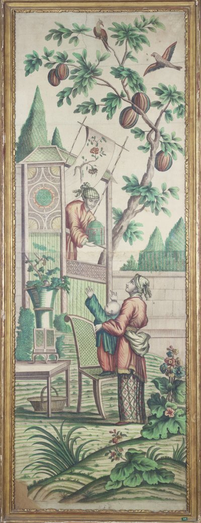 Chinoiserie tapeter av French School