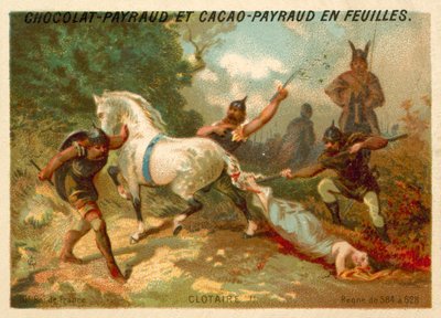 Chlothar II och avrättningen av Brunhilda av Austrasia, 613; av French School