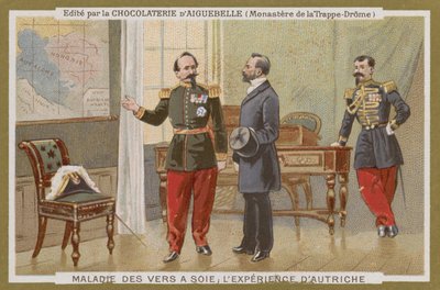 Chocolat dAiguebelle handelskort av French School