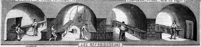 Chokladfabrik: kylare. Fabrik av M. Masson, Paris av French School