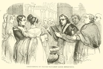 Dop av prins Napoleon Louis Bonaparte (gravyr) av French School