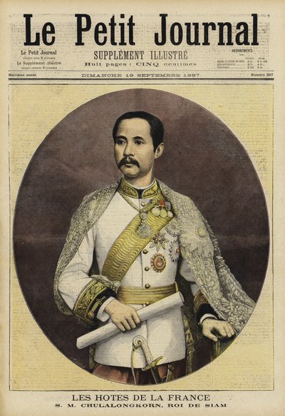 Chulalongkorn, kung av Siam av French School