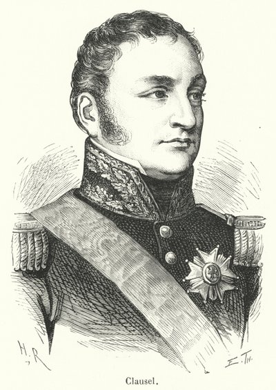 Clausel (gravyr) av French School