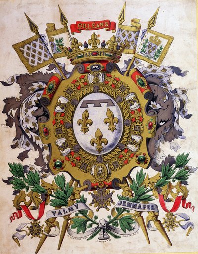 Louis Philippe I:s vapensköld av French School