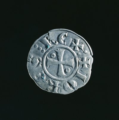 Mynt av Johannes av Brienne (ca 1170-1237) av French School