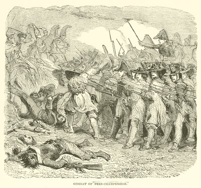 Combat of Fere-Champenoise (gravyr) av French School