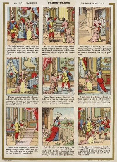 Serieremsa - Blått skägg av French School