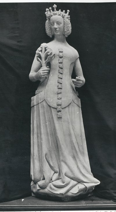 Kopia av en staty av Isabella av Bayern (1371-1435) av French School