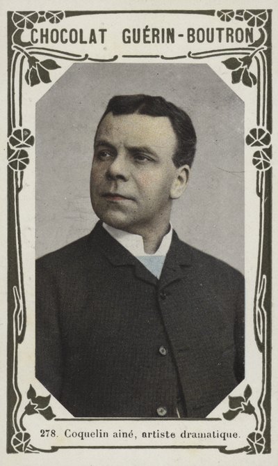 Coquelin aine, dramatisk konstnär (färgat foto) av French School