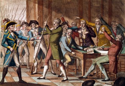 Kupp av 18 Fructidor (4 september 1797). av French School