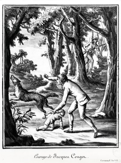 Courage of Jacques Cougon, 1799 av French School