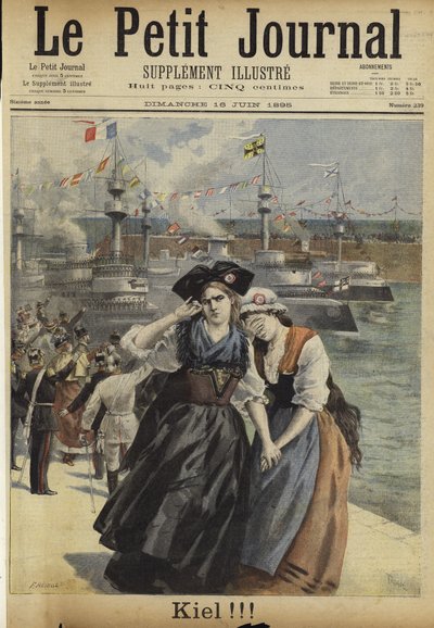 Omslag till Le Petit Journal, 16 juni 1895 av French School