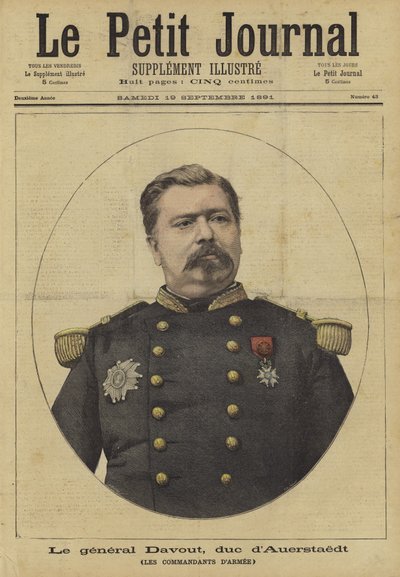 Omslag till Le Petit Journal, 19 september 1891 av French School