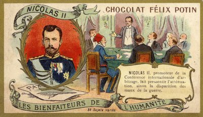 Tsar Nikolaus II av French School