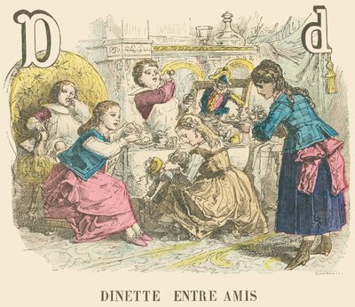 D: Dinette med vänner av French School