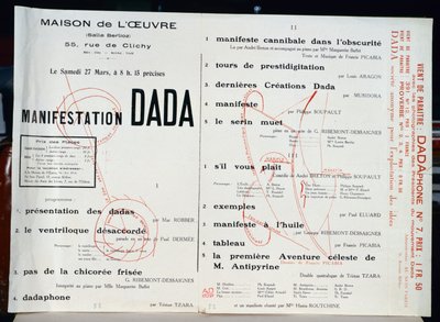 Dada Manifestation, c.1921 av French School