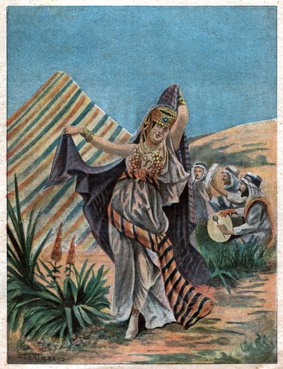 Dans i Algeriet ur "Le Petit Voyageur", c (tryck)1900 (tryck) av French School
