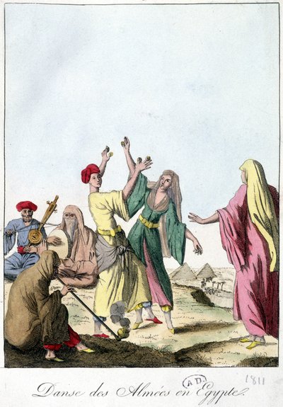 Allmosornas dans i Egypten. 1811. av French School