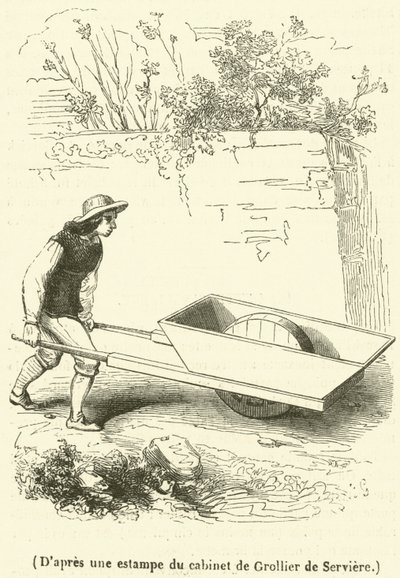 Efter ett tryck från Grollier de Servières kabinett (gravyr) av French School