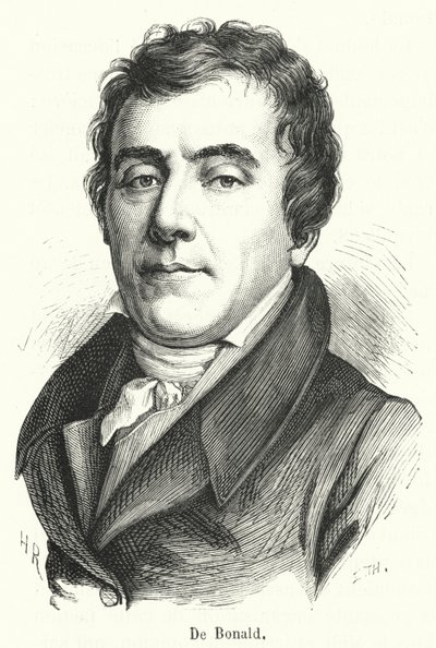 De Bonald (gravyr) av French School