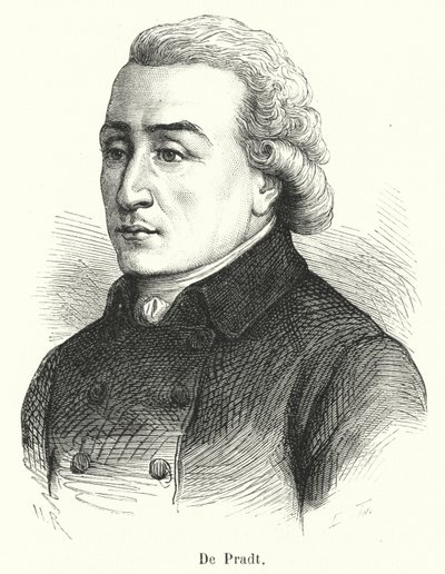 De Pradt (gravyr) av French School
